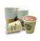 CLEARFEE Premium Einweg Kaffeebecher Pappbecher Einwegbecher 200ml 0,2l 8oz, Coffee Kaffee to go Deckel (100 Becher)