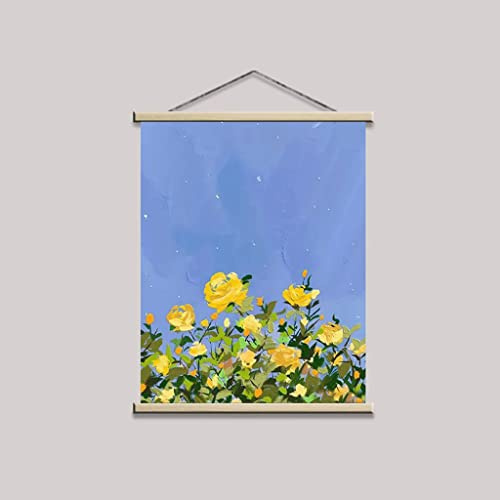 Posterleiste Holz Leinwand Wandkunst Poster Und Holz Scroll Hang Wand Dekor, Für Poster, Drucke, Fotos, Bilder, Karten, Scrolls Und Leinwand Kunstwerk(B,40X50CM)