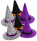 NOLITOY 6stücke Hexenhüte Für Weinflaschen Miniatur Hexenkappen Für Halloween-dekoration Handgefertigte Flaschendekore in Schwarz Und Für Festliche Anlässe Und -projekte