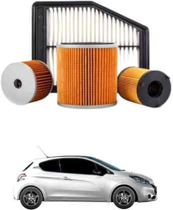 Kit Tagliando 3 Filtri per PEUGEOT 208 I 1.4 GPL 70 kw anno 2013<>2019