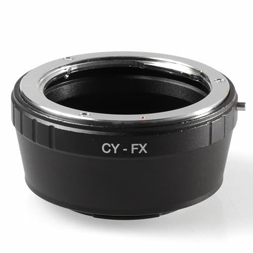 CY-FX Objektivadapterring mit Anschluss kompatibel mit Contax Yashica, kompatibel mit Fuji auf Kamera, kompatibel mit Fujifilm FX Pro