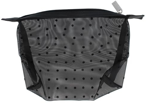 PARSA Beauty Kosmetiktasche klein (Mesh) – Schminktasche für Damen und Herren zur Aufbewahrung von Kosmetikartikeln