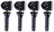 BYNYXI 4PCS RDKS TPMS Reifendrucksensor 2036804 für Ford S-Max Edge Fiesta Mondeo Mustang 2318453 5291383 Reifendruckkontrollsystem Metallventil TPMS Sensor