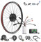 Bafang Ebike Umbausatz 500W/750W E-Bike Vorderrad/Hinterrad 26/28 Zoll Elektrofahrrad Umbausatz mit Optional 48V Li-ion Batterie und LCD Display, PAS Sensor Ebike Conversion Kit