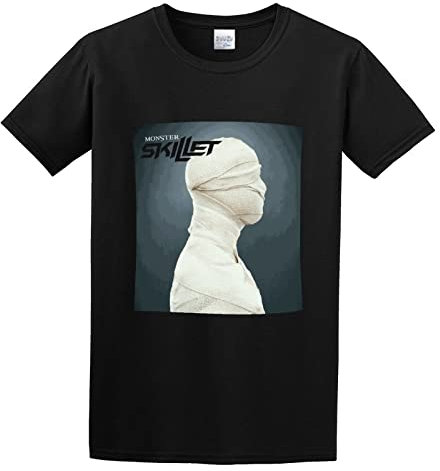ExpIution Skillet Monster Tshirt Men's Tops Tees Black XXL