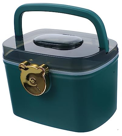 Healvian Aufbewahrungsbox Mit Großem Fassungsvermögen Medikamenten-organizer Separate Abschnitte Leicht Einsehbarer Zugriff Sicher Für Jungen Und Mädchen Verriegelungsfunktion