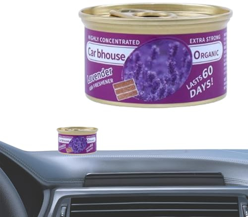 Auto-Lufterfrischer,Auto-Lufterfrischer-Gel-Dose - Automatischer Geruchsbeseitiger - Autoduft, fester Balsam für Zuhause, langlebige Holzblock-Dose, Aromatherapie