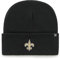 '47 NFL New Orleans Saints Unisex Cuff Knit, Beanie, Team Logo, Farbe Schwarz
