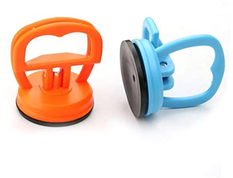 Mikikit 2pcs Heavy Duty Phone Tablet Screen Removal Tool Kit Suction Cup Repair Set for LCD Screen Separation Random Color