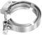 sourcing map 2 Quick Release V Band Clamp 304 Stainless Steel for Exhaust Systems Downpipe Exchange Exhaust Accessories, Adjustment Range 51mm / 2.01inch