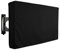 Swiixxer Draussen TV Abdeckung für 40 Bis 42 LCD, LED, wasserdichte, Wetterfeste und Staubdichte TV Display Schutz Folien (Schwarz)