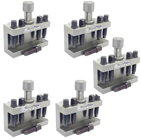 5-Piece T1 Quick-Change Tool Holder T63 | 24mm Capacity | Quick Change Toolpost Holder for Harrison Bantam Lathe Machines