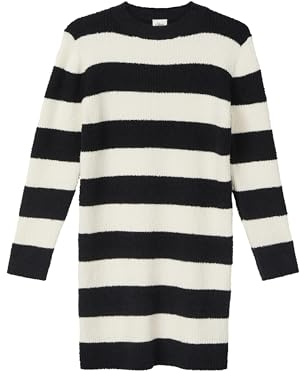 s.Oliver Kurzes Strickkleid mit Streifen