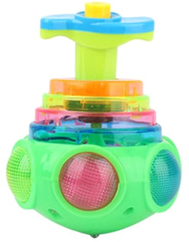 Toy Trople – LED Shining Music Spinner Toys für die Kleinsten, LED