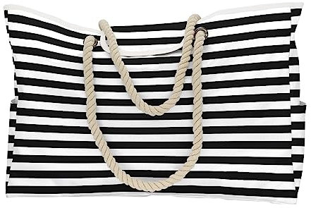 Strandtaschen für Damen, große Strandtasche für Damen, sanddichte Pooltasche, Strandtasche für, Fitnessstudio, Lebensmittelreisen Handeln Für Männer Set Koffer (D, One Size)