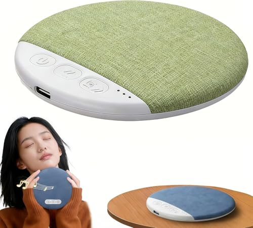 Pillow Speakers For Sleeping, Bluetooth Lautsprecher für unter das Kopfkissen mit Weißrauschen Timer, Kabellose Kopfhörer, Kabellose Einschlafhilfe mit Stereo Bass, Diskreter Schlaf Kopfhörer (Grün)