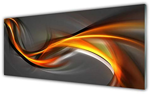 Tulup Impression sur Verre Acrylique 125x50cm - Plastique imprimés Tableau décoration déco Mural Moderne Design - Art Abstrait