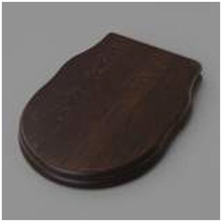 Seduta Tavoletta Bagno Wc Frizionata per Modello Hermitage in Noce Massello (Cerniere Cromo)