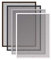 jarolift Insektenschutz Spannrahmen Slimline auf Maß, 901-1000 mm x 1201-1300 mm (B x H)