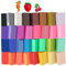 Tomorotec Polymer Clay Set, 32 Farben Knete Starter Set, Modelliermasse Ofenhärtend für DIY, Schmuckdesign, Basteln und Kunstskulpturen, Ideal für Kinder und Künstler, Kreatives Bastelset(273g)