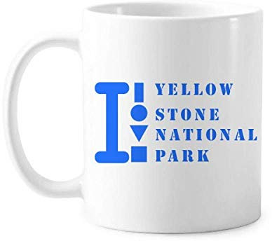 Yellowstone National Park - Taza de cerámica para café y porcelana