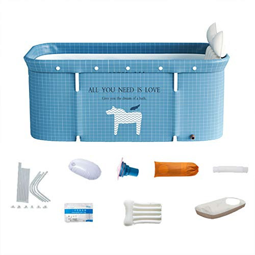 taianle Faltbare Badewanne - Faltbare Mobile Badewanne für Erwachsene Ideal für kleine Badezimmer Familie Badezimmer SPA Wanne für Dusche Heißes Bad Eisbad