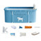 taianle Faltbare Badewanne - Faltbare Mobile Badewanne für Erwachsene Ideal für kleine Badezimmer Familie Badezimmer SPA Wanne für Dusche Heißes Bad Eisbad
