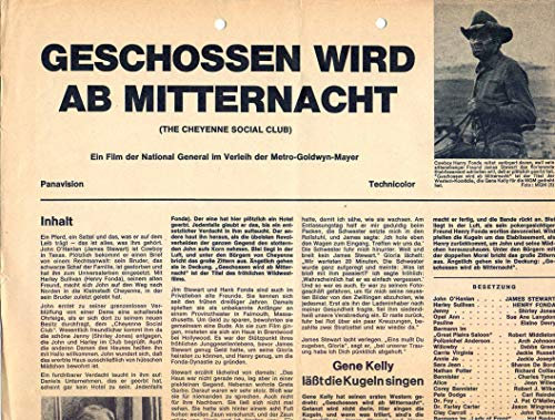 Geschossen wird am Mitternacht - James Stewart - Henry Fonda - Presseheft
