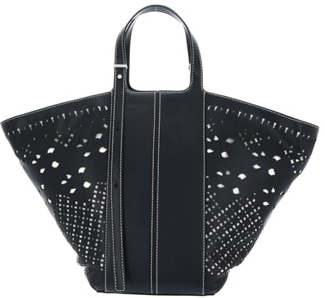 Gianni CHIARINI Leder Handtasche Schultertasche Diletta Shoulder Bag Nero schwarz