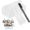 Mizijia Etichette per piante da esterno, Targhette per piante plastica per orto riutilizzabili semenzaio targhette semi Etichette resistenti alle intemperie (Bianco 150X)