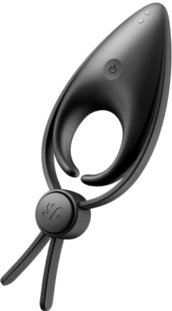 Satisfyer Sniper Penis-Ring | 12 Vibrationsprogramme | Größenverstellbar | Leistungsstarker Motor | Körperfreundliches Silikon | Wasserdicht (IPX7) | Sex Spielzeug für Paare | Medizinisches Silikon