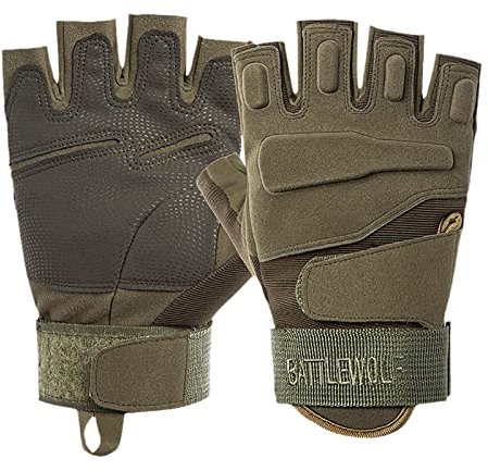 Outdoor Taktische Handschuhe Männer & Frauen Halbfinger Militär Jagd Armee Arbeitsausrüstung Produkte Cs Go Camo Armee Zubehör Waren TaktikHandschuhe Für Männer Frauen Army grün XL
