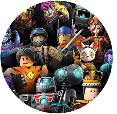 Tortenaufleger Roblox 2, rund 20cm Fondantpapier PREMIUM