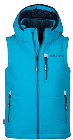 Trollkids Kids Narvik Vest XT 164, vivid blue/night sky