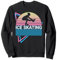 Schlittschuh Retro Schlittschuh Sweatshirt