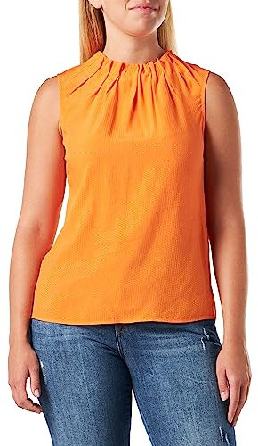 comma Damen 60.2.61.10.100.2137449 Bluse, 2335 orange, 40