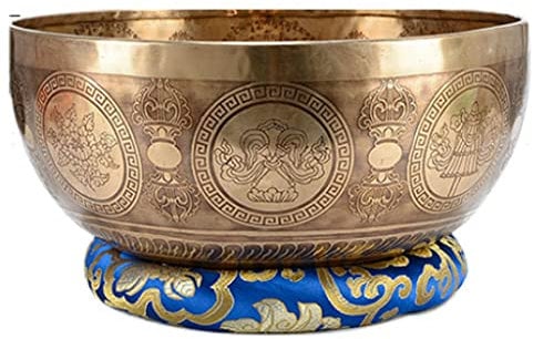 LELAMP Bols chantants tibétains méditation Bol sonore Bol Fait à la Main Bol sonore Yoga guérison cuivre Bol méditation Bol Ornements