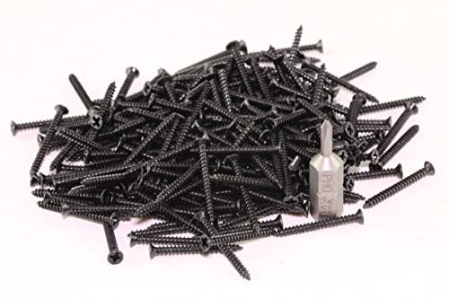 bahnwaren 2003 Gleisschrauben Holzschrauben Kreuz 200 St. 2,0x20mm + WERA Bit für H0 M/C-Gleis bahnwaren