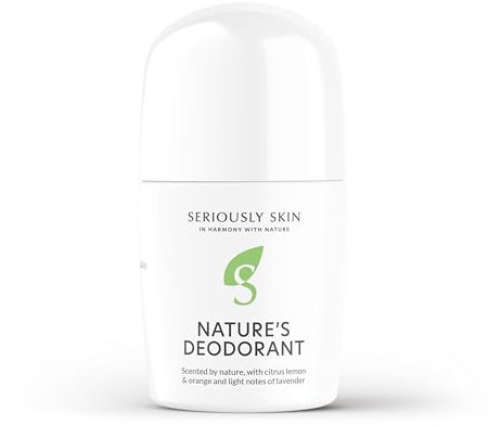 100% Natural Roll-On Deodorant – 50ml – Aluminium-Free, Lavender & Lemon Scent – Antimicrobial, Antibacterial, Antioxidant – Suitable for Vegetarians