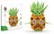 Origami 3D Ananas - Kreativ-Set, schöne 3D Papierskulpturen mit patentierten Bauteilen und verständlicher Bauanleitung ohne Klebstoff, 64 Teile, 8x8x3cm, für Erwachsene und Kinder ab 8 Jahre