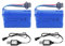 ZYGY 2PCS 7.4V 1100mah 2SBatterie Li-ION avec Prise SM-3P et 2PCS câble de Charge USB pourTK3086B G03082R G03086R G03085R RC Jouets RC Jouets TK-3082B Cascadeur Batterie de Voiture
