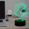 Fincoly Baseball-Nachtlicht mit 3D-Illusions-Geschenk, mit Fernbedienung, Touch-Steuerung, dimmbar, LED, 16 wechselnde Farben, Nachttischlampe für Weihnachten, Urlaub, Geburtstag, Fin01