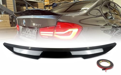 MpTuned BMW F30 PSM Stil Heckspoiler Schwarz glänzend für 3er 2011–2019 Limousine 4-Türer 318i 320i 330i 340i m340i 318d 320d 330d 340d m340d