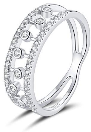 Bubble Ring Fingerringe für Frauen 925 Sterling Silber Retro Verlobung Hochzeit Schmuck Mode Accessoires