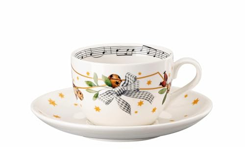 Hutschenreuther Sammelserie 2024 Süßer die Glocken nie klingen Cappuccinotasse 2tlg