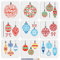MAYJOYDIY 9 pochoir Boule de Noël 15 × 15cm Pochoir Ornements de Noël D'Hiver avec Pinceau Modèle Joyeux Noël pour Fenêtre Verre Mur Cartes de Noël Cadeaux