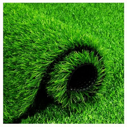 Künstliches Gras Teppich Außenbereich 3 X 5 M Künstliches Gras 20mm Höhe Wasserdurchlässig Plastik-Rasenrolle Für Außen Garten Astro-Rasen Teppichboden Kunstgras-Matten Höhe Teppich(Size:3x10m)