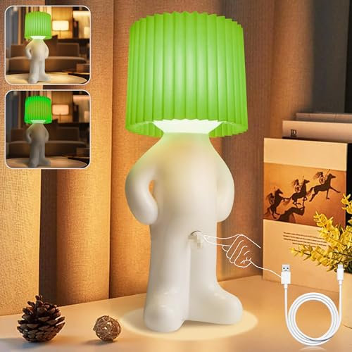BBGISHO Birthday Gifts for Men Women, Cool Tech Gadgets, Bedside Night Light, White Elephant Gifts, Christmas Stocking Stuffers (Green)