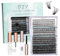 SISILILY Kit d'extensions de cils individuels moelleux - 320 pièces - Courbure D russe à faire soi-même - Avec collage et joint d'étanchéité - Cils naturels volumineux pour une utilisation à la maison