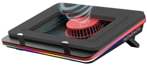 Ventilador Ordenador Portatil de con refrigeracion Soporte de refrigeración para ordenador portátil, almohadilla de refrigeración serie V2/V1/S2/B0, enfriador externo de 5000RPM para portátiles de jue